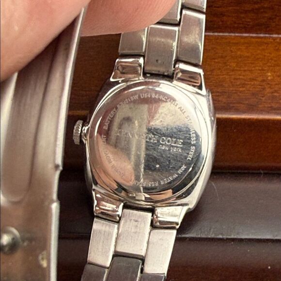 Kenneth Cole Silver-Tone Watch with Blue Dial - Picture 4 of 4